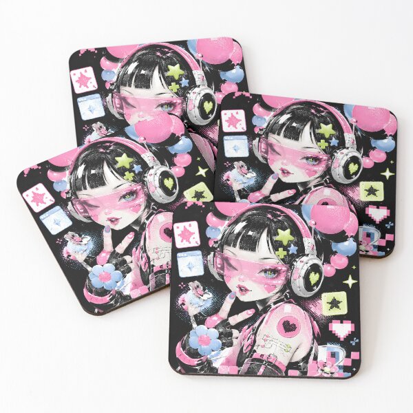 Item preview, Kawaii Cyberpunk Gamer Girl designed and sold by CraftDesignAlchemy.
