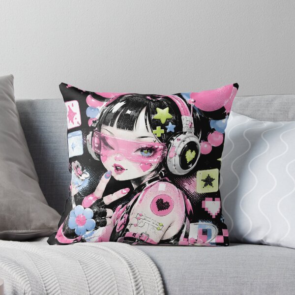 Item preview, Kawaii Cyberpunk Gamer Girl designed and sold by CraftDesignAlchemy.