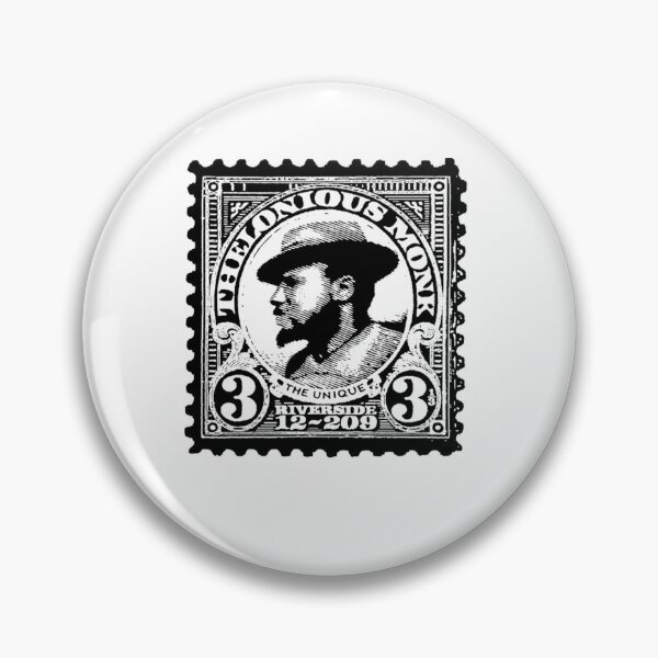 Item preview, Thelonious Monk Stamp Portrait Poster Design Today Graphic designed and sold by CallumSnow.