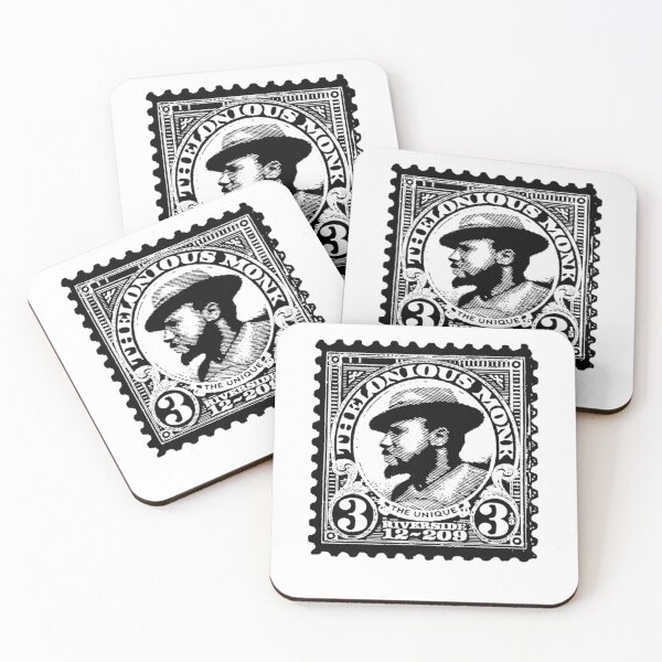 Item preview, Thelonious Monk Stamp Portrait Poster Design Today Graphic designed and sold by CallumSnow.
