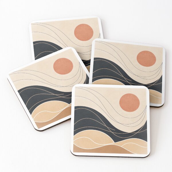 Item preview, Modern Abstract Desert Sunset designed and sold by NOVASTOCK117.
