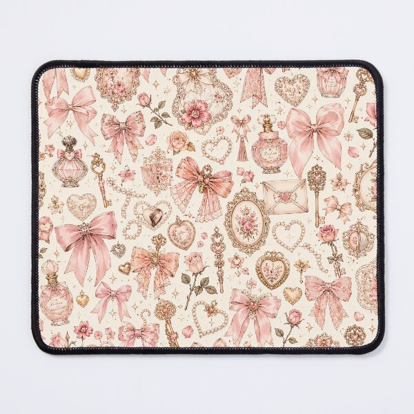 Item preview, Coquette Elegance Seamless Pattern designed and sold by Alpha-mike13.