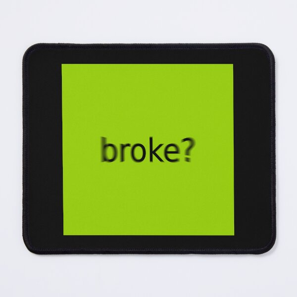Item preview, Supreme Green Broke Question Mark Square designed and sold by Dancing Papaya.