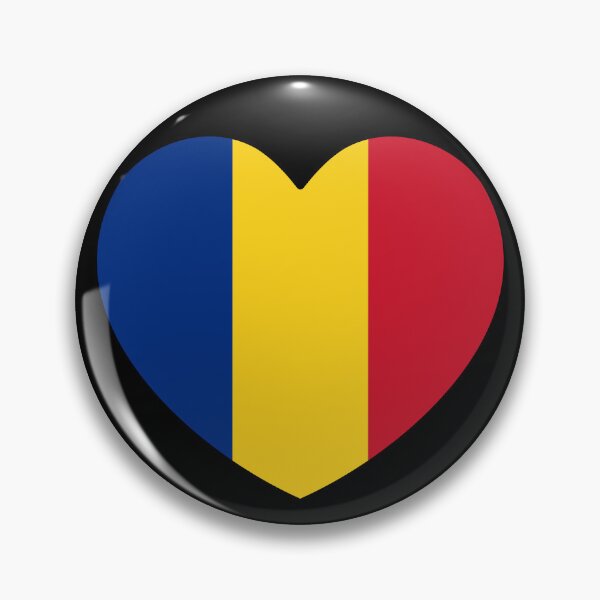 Item preview, Romania Flag Heart designed and sold by shitpostee.