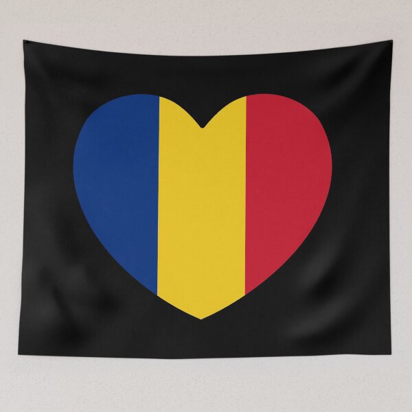 Item preview, Romania Flag Heart designed and sold by shitpostee.