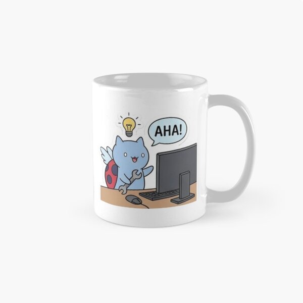 Item preview, Funny Programmer Gift Bug Fixed Cat Kawaii Developer Humor Shirt designed and sold by Dev Mode.