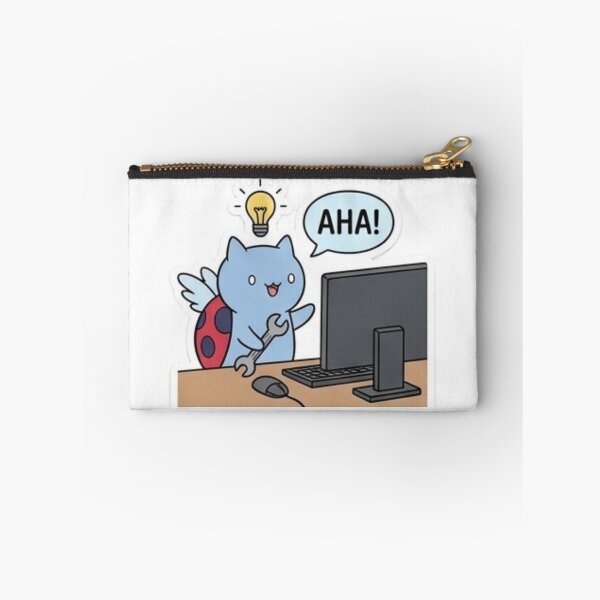 Item preview, Funny Programmer Gift Bug Fixed Cat Kawaii Developer Humor Shirt designed and sold by Dev Mode.