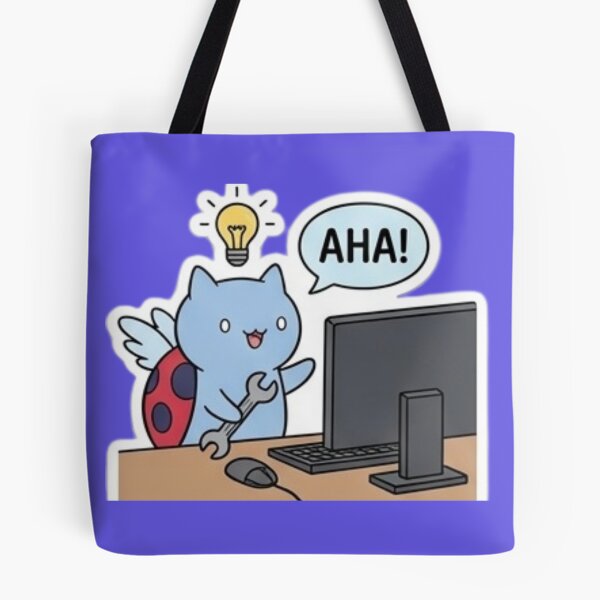 Item preview, Funny Programmer Gift Bug Fixed Cat Kawaii Developer Humor Shirt designed and sold by Dev Mode.