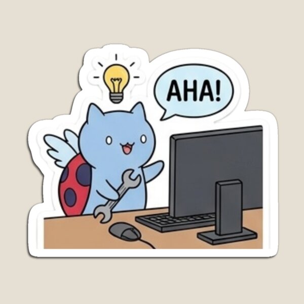 Item preview, Funny Programmer Gift Bug Fixed Cat Kawaii Developer Humor Shirt designed and sold by Dev Mode.
