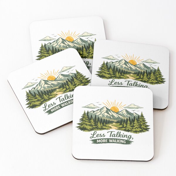 Item preview, Less Talking More Walking Hiking designed and sold by MarselArt.