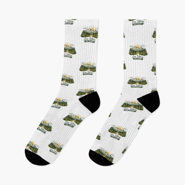 Item preview, Less Talking More Walking Hiking designed and sold by MarselArt.
