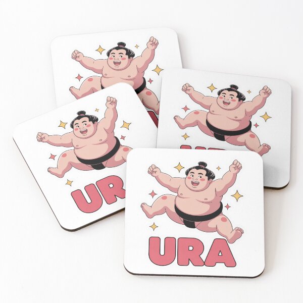 Item preview, Ura Sumo Wrestler Kawaii Jump Sticker designed and sold by LukaRealm.