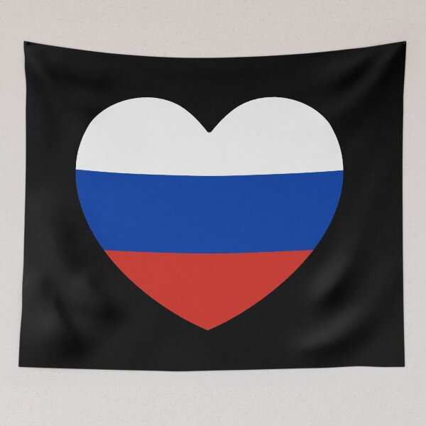 Item preview, Russia Flag Heart designed and sold by shitpostee.