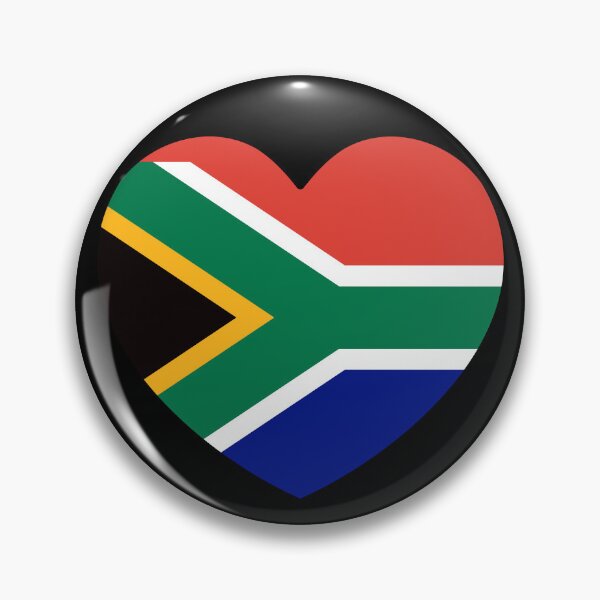 Item preview, South Africa Flag Heart designed and sold by shitpostee.