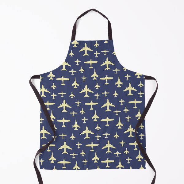 Item preview, Fly Past Aeroplanes Navy Blue and Beige Pattern designed and sold by CreativeTwins.