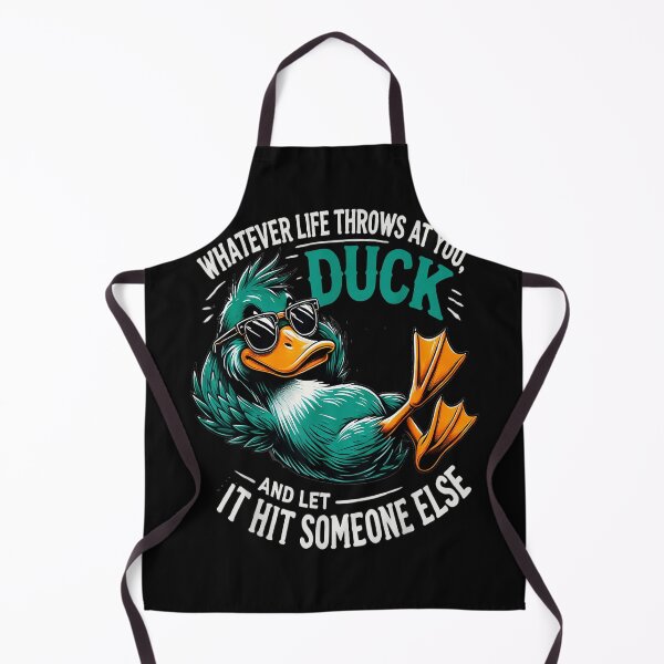 Item preview, Whatever Life Throws At You, Duck And Let It Hit Someone Else Funny Sarcastic Duck Lover Quote designed and sold by LysiTHWIP.