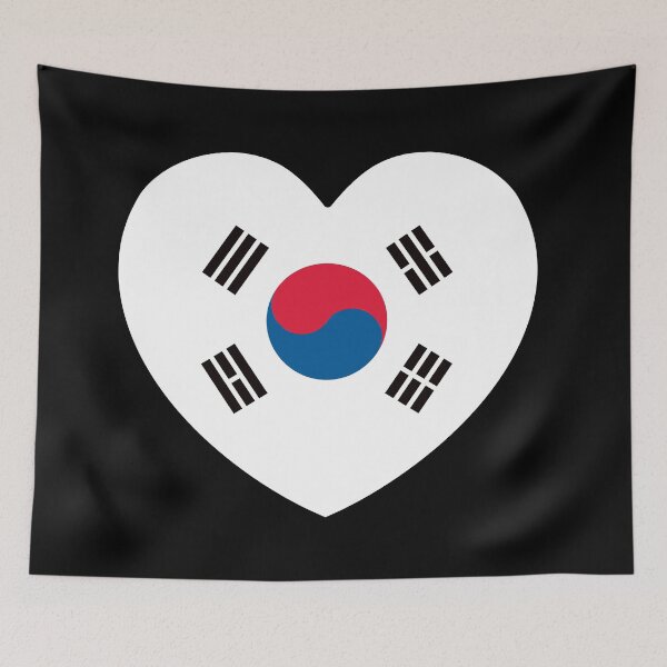 Item preview, South Korea Flag Heart designed and sold by shitpostee.