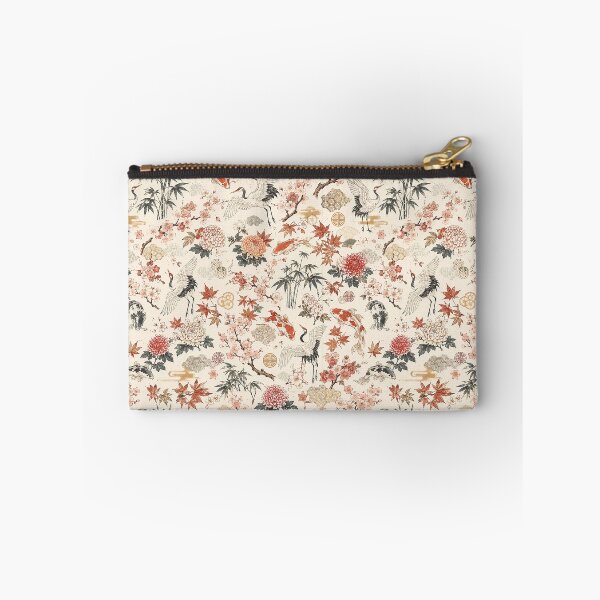 Item preview, Sakura & Crane Harmony Seamless Pattern designed and sold by Alpha-mike13.