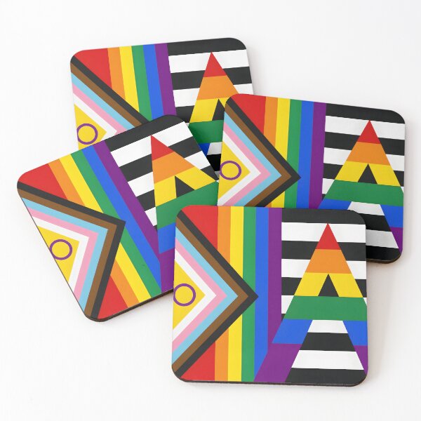 Item preview, Progress LGBTQ Pride Meets Allyship designed and sold by Sybille-Yates.