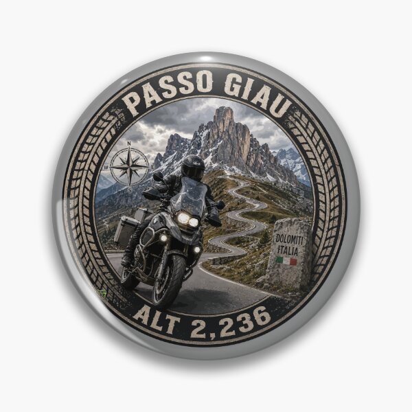 Item preview, Passo di Giau Italia Giau Pass Italy Dolomites Sticker TShirt 04 designed and sold by OuterShellUK.
