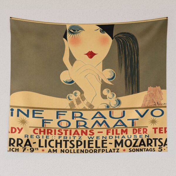 Item preview, Eine Frau von Format (A Woman with Style) by artist Josef Fenneker - Art Deco Vintage Woman Poster for Retro Art Lovers designed and sold by RickE.