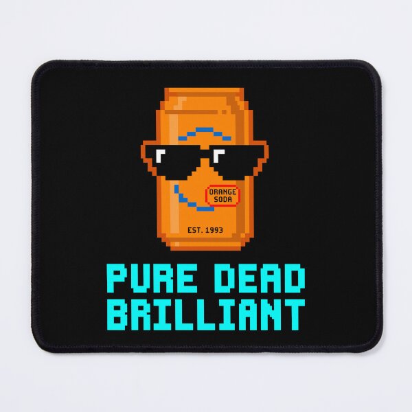 Item preview, Pure Dead Brilliant - Cool Retro Pixel Art Orange Soda designed and sold by artistastshirt.