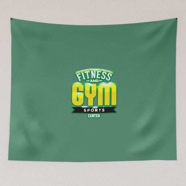 Item preview, Fitness And Gym Sports Center Retro Logo Workout Shirt designed and sold by AstronautMerch.