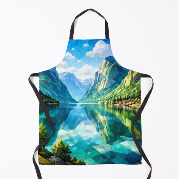 Item preview, Vibrant Mountain Lake Landscape designed and sold by cuprum.