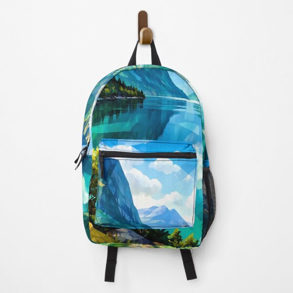 Item preview, Vibrant Mountain Lake Landscape designed and sold by cuprum.