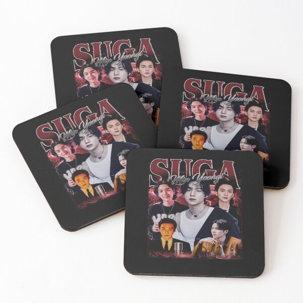 Item preview, Suga BTS Min Yoongi Vintage Kpop Collage Art designed and sold by jinajinawoodood.