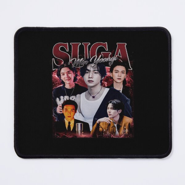Item preview, Suga BTS Min Yoongi Vintage Kpop Collage Art designed and sold by jinajinawoodood.