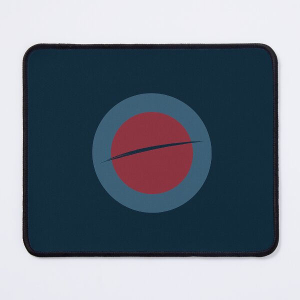 Item preview, The Eclipse - Crimson and Navy Abstract Geometric designed and sold by artdocaj.