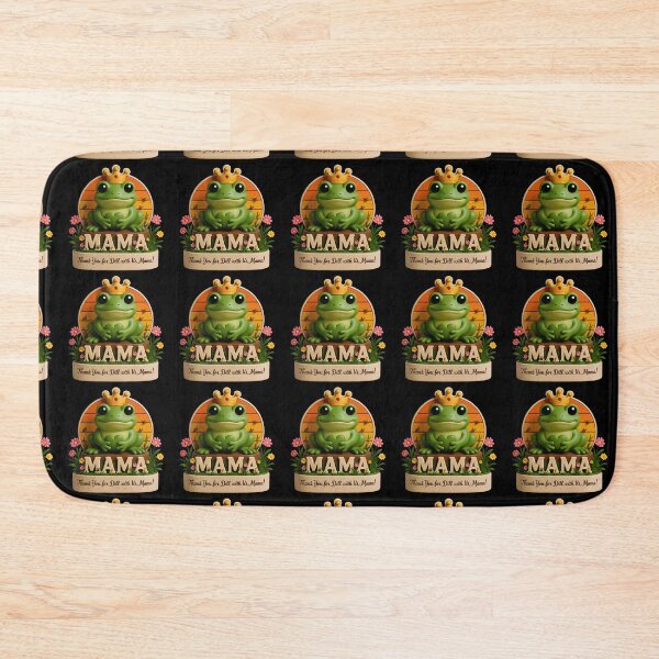 Item preview, Funny Frog Mama Sticker – Thank You for Dill With Us Mama, Frog Queen Sticker, Cute Frog Mother's Day Laptop Sticker designed and sold by Basma Designs | Funny Shirts, Stickers & Mugs.