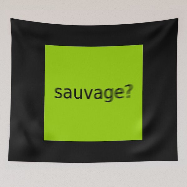 Item preview, Supreme Green Sauvage Question Mark Square designed and sold by Dancing Papaya.