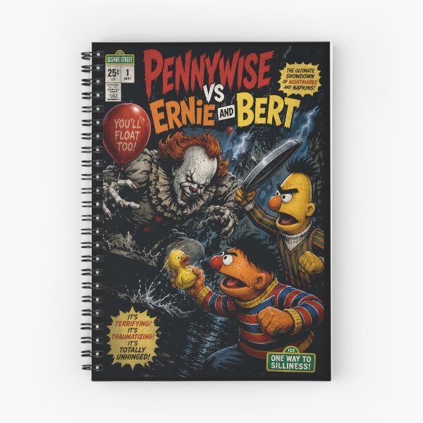 Item preview, Pennywise vs Bert & Ernie designed and sold by Wanderdreaming.