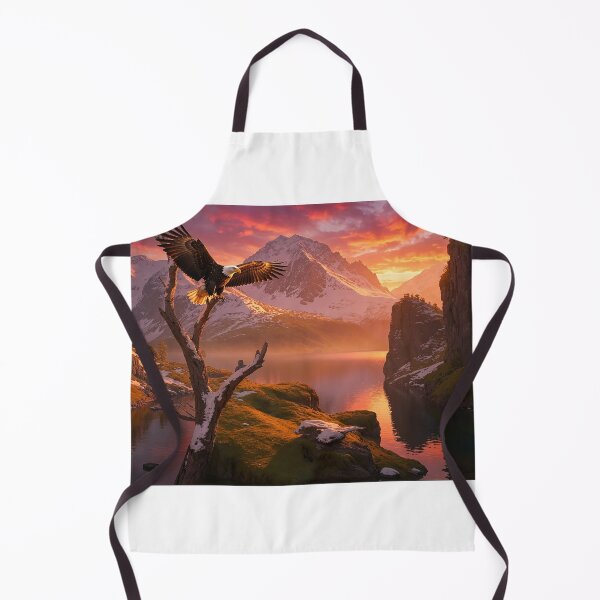 Item preview, "Majestic Eagle at Sunset-Golden Hour Mountain Majesty" designed and sold by SkyKing Ron.