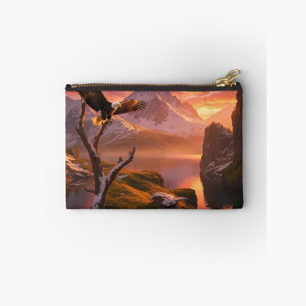 Item preview, "Majestic Eagle at Sunset-Golden Hour Mountain Majesty" designed and sold by SkyKing Ron.