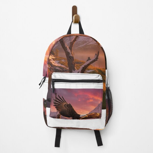 Item preview, "Majestic Eagle at Sunset-Golden Hour Mountain Majesty" designed and sold by SkyKing Ron.