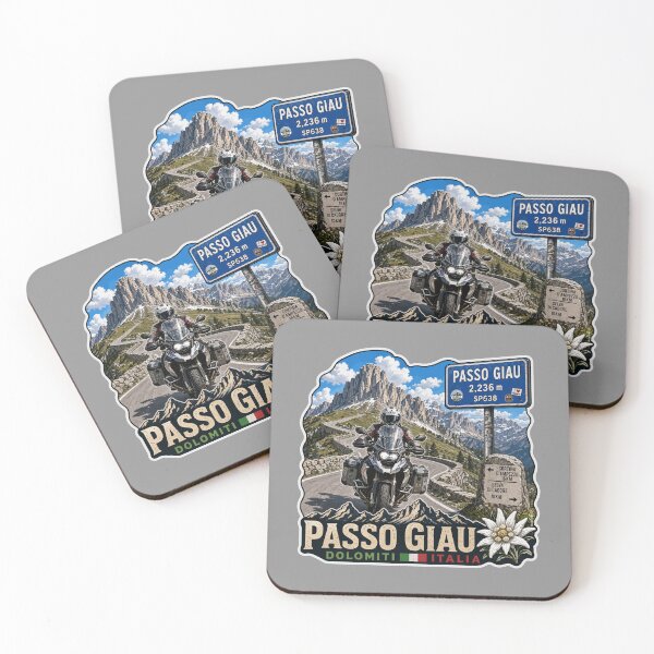 Item preview, Passo di Giau Italia Giau Pass Italy Dolomites Sticker TShirt 05 designed and sold by OuterShellUK.