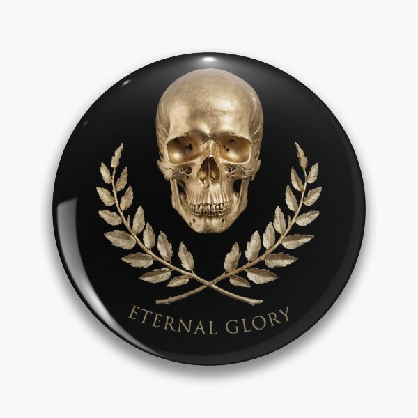 Item preview, Eternal Glory Golden Skull designed and sold by Lidra Zehcnas.