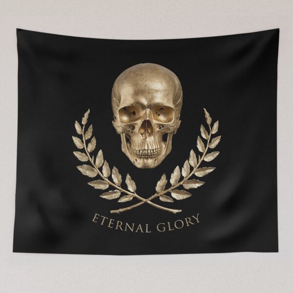 Item preview, Eternal Glory Golden Skull designed and sold by Lidra Zehcnas.