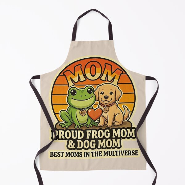 Item preview, Proud Frog Mom & Dog Mom – Cute Frog Lover Mother’s Day Gift, Funny Pet Mom Shirt, Frog Lover Gift for Mom, Dog Mom Frog Mom Mug Sticker, Best Moms in the Multiverse designed and sold by Basma Designs | Retro, Kawaii Shirts & Stickers.