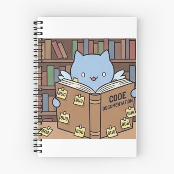 Item preview, Funny Programmer Gift Code Documentation Cat Kawaii Developer Humor Shirt designed and sold by Dev Mode.