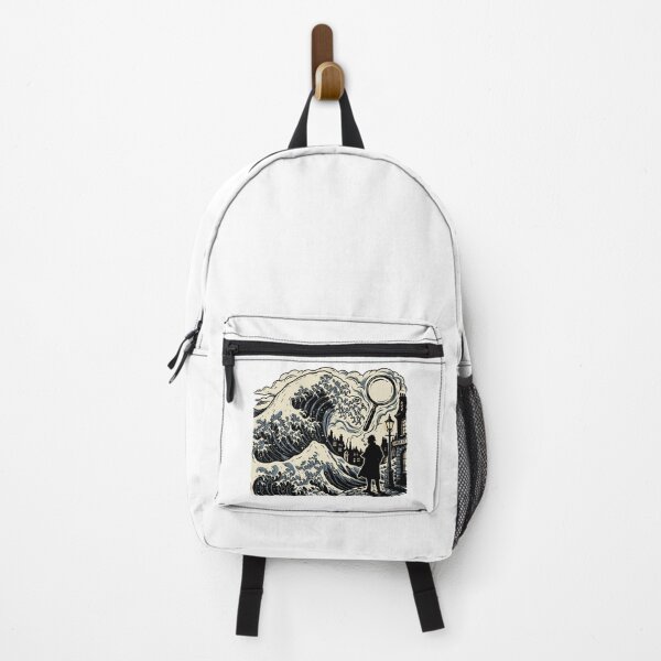 Item preview, Baker St Great Wave Sherlock Holmes Japanese Mashup Art designed and sold by Fenay Designs.