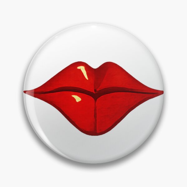 Item preview, Lips - Art Deco Red Lips Illustration for Vintage Fashion Lovers designed and sold by RickE.