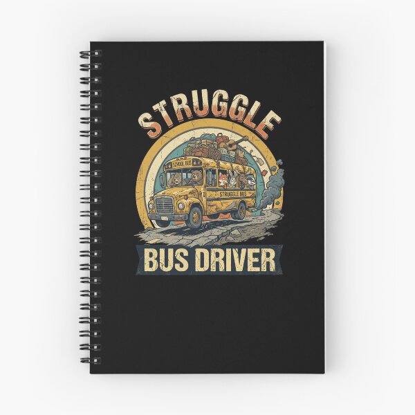 Item preview, Struggle Bus Driver Funny School Bus humor designed and sold by snowry.