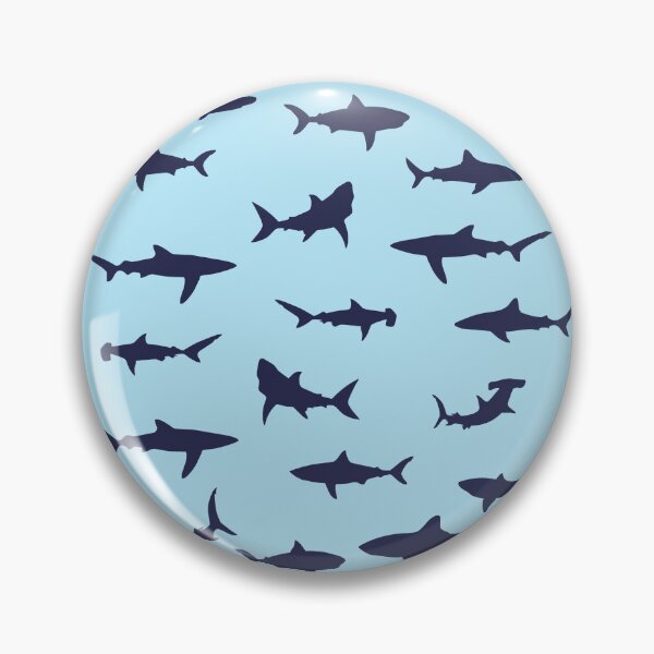 Item preview, Shark Silhouette Pattern designed and sold by CreativeTwins.