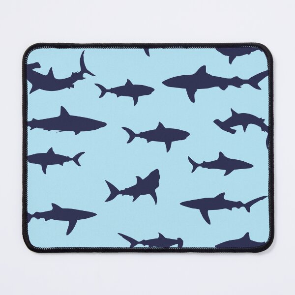 Item preview, Shark Silhouette Pattern designed and sold by CreativeTwins.
