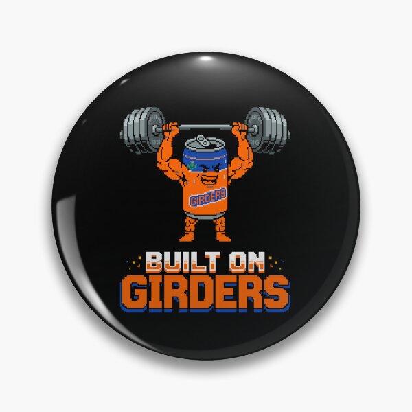 Item preview, Built On Girders - Funny Scottish Soda Gym Workout Pixel Art designed and sold by artistastshirt.