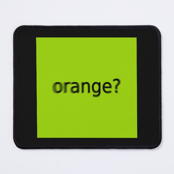 Item preview, Supreme Green Orange Question Mark Square designed and sold by Dancing Papaya.